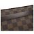 Pochette en toile Damier Louis Vuitton Marron - vue 4