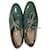 Oxfords stringati Prada in pelle verniciata verde Verde oliva - vista 10