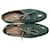 Oxfords stringati Prada in pelle verniciata verde Verde oliva - vista 11