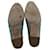 Oxfords stringati Prada in pelle verniciata verde Verde oliva - vista 15