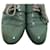 Oxfords stringati Prada in pelle verniciata verde Verde oliva - vista 18