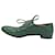 Oxfords stringati Prada in pelle verniciata verde Verde oliva - vista 19