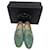Oxfords stringati Prada in pelle verniciata verde Verde oliva - vista 23