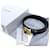 Cinto de couro Balenciaga BB Thin Belt Preto  ref.2556027