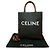 Céline Borsa 2way Celine Triomphe Vertical Cabas Small in pelle Marrone Nero