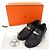 Mocassins de couro com fivela Kelly Destin da Hermès Preto - vista 2