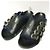 Autre Marque Leder-Sandalette mit geprägter Metallschnalle TOGA PULLA Schwarz Marineblau
