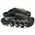 Autre Marque Leder-Sandalette mit geprägter Metallschnalle TOGA PULLA Schwarz Marineblau - Ansicht 3
