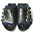 Autre Marque Leder-Sandalette mit geprägter Metallschnalle TOGA PULLA Schwarz Marineblau - Ansicht 5