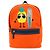Fendi FRESH FENDI Neoprene Leather Backpack Black Orange