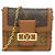 Louis Vuitton Monogram Bumback Dauphine BB Waist Bag Brown Golden