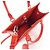 Onthego Louis Vuitton Monogram Empreinte On The Go Tasche Rot - Ansicht 5