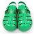 Lackleder-Sandalen Louis Vuitton 1AB17J Grün - Ansicht 4