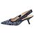 Dior J’adior Slingback Sandalen Marineblau Stoff Größe 38 - Ansicht 13