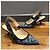 Dior J’adior Slingback Sandalen Marineblau Stoff Größe 38 - Ansicht 2