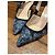 Dior J’adior Slingback Sandalen Marineblau Stoff Größe 38 - Ansicht 5