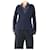 Giorgio Armani Navy Wickelpullover - Größe UK 12 Marineblau