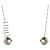Collana in strass argento Miu Miu - vista 3