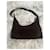 Braccialini Handtasche aus braunem Wildleder Python-Effekt Dunkelbraun - Ansicht 3