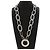 Magnifica collana acciaio argento DOLCE & GABBANA collezione "Stone"