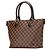 Borsa tote Louis Vuitton Damier Saleya PM Marrone - vista 2