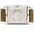 Relógio masculino em aço e couro Hermès Cape Cod Quartz CC2.710 - vista 7