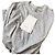 Totême toteme Top de jersey de algodón elástico acanalado gris para mujeres - vista 7