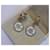 Hermès Funny Ice Cream Enamel Earrings Rose Gold Golden  - view 4