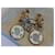 Hermès Funny Ice Cream Enamel Earrings Rose Gold Golden  - view 5