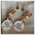 Hermès Funny Ice Cream Enamel Earrings Rose Gold Golden  - view 6