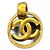 Orecchini Chanel Mono Hoop Oro D'oro