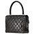Timeless Borsa a mano Chanel Matelassé Coco Mark Nero - vista 2