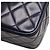 Borsa a spalla con catena e frange Coco Mark Matelassé di Chanel Blu navy - vista 6