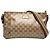 Gucci Braune GG Crystal Web Umhängetasche