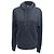 Dolce & Gabbana bestickter Kapuzenpullover mit Reißverschluss aus navyblauer Baumwolle Marineblau