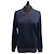 Alexander McQueen Strickjacke mit Schalkragen aus marineblauer Wolle