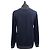 Alexander McQueen Strickjacke mit Schalkragen aus marineblauer Wolle - Ansicht 3