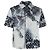 Camicia in denim a maniche corte Louis Vuitton Monogram in cotone blu
