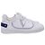 Sneakers perforate foderate in shear Valentino Garavani Backnet in pelle bianca Bianco Crudo
