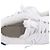 Sneakers perforate foderate in shear Valentino Garavani Backnet in pelle bianca Bianco Crudo - vista 11