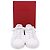 Sneakers perforate foderate in shear Valentino Garavani Backnet in pelle bianca Bianco Crudo - vista 14