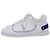 Sneakers perforate foderate in shear Valentino Garavani Backnet in pelle bianca Bianco Crudo - vista 5