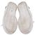 Sneakers perforate foderate in shear Valentino Garavani Backnet in pelle bianca Bianco Crudo - vista 6