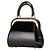 Borsa a mano in pelle verniciata nera Christian Dior Nero - vista 2