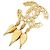 Timeless Spilla Swing Coco Mark Vintage di Chanel D'oro