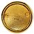 Timeless Spilla rotonda a specchio Coco Mark vintage di Chanel D'oro - vista 2