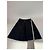 Céline Gonna in seta vintage Celine Paris nera 36/S Nero - vista 11