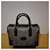 Borsa Boston Céline Diffusion beige e nera in pelle Nero  - vista 2