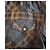 Camicia a quadri da uomo Diesel blu e marrone taglia M 38 - vista 6