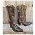 Botas Sartore de cuero marrón Castaño - vista 2